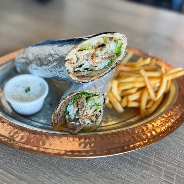 Kofte Meatball Wrap.