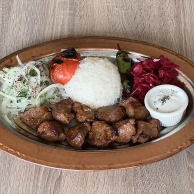 Beef Shish Kebab.
