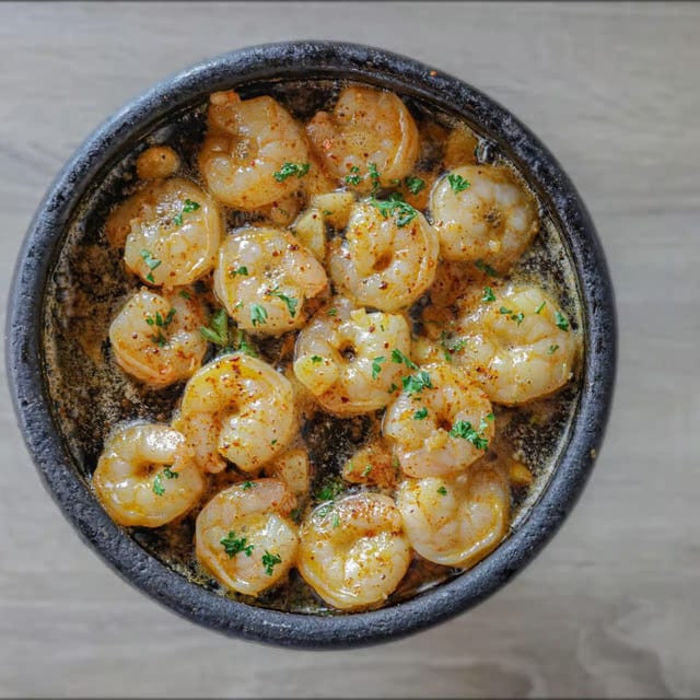 Shrimp Saute with Garlic Butter.